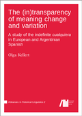 Cover: The (in)transparency of meaning change and variation - Language Science Press