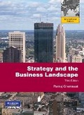 Cover: Strategy and the Business Landscape - Pearson