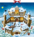 Cover: Zettel-Adventskalender - Weihnachtsraub auf Burg Felsenfest - Coppenrath