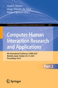 Cover: Computer-Human Interaction Research and Applications - Springer