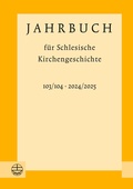 Cover: Jahrbuch f&uuml;r Schlesische Kirchengeschichte - Evangelische Verlagsanstalt