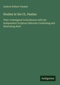 Cover: Studies in the CL. Psalms - Antigonos Verlag