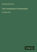Cover: The Foundations of Personality - Antigonos Verlag