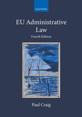 Cover: EU Administrative Law - Oxford University Press