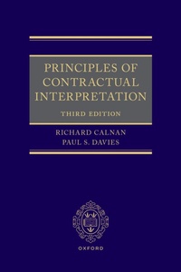 Enlarge image Cover: Principles of Contractual Interpretation - Oxford University Press