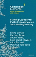 Cover: Building Capacity for Public Engagement on Solar Geoengineering - Cambridge University Press