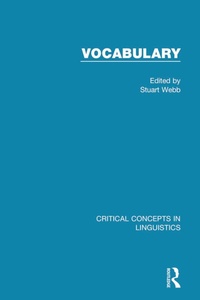Enlarge image Cover: Vocabulary - Taylor & Francis