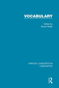 Enlarge image Cover: Vocabulary - Taylor & Francis