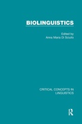 Cover: Biolinguistics vol IV - Taylor & Francis