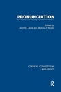 Cover: Pronunciation - Taylor & Francis