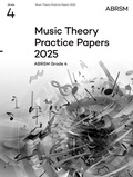 Cover: Music Theory Practice Papers 2025, Abrsm Grade 4 - Associated Board of the Royal Schools of Music