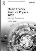 Cover: Music Theory Practice Papers Model Answers 2025, Abrsm Grade 3 - Associated Board of the Royal Schools of Music