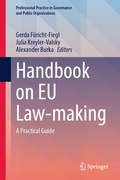 Cover: Handbook on EU Law-making - Springer