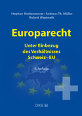 Cover: Europarecht - Dike Verlag Z&uuml;rich