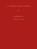 Cover: J. F. B&ouml;hmer, Regesta Imperii - B&ouml;hlau