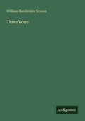 Cover: Three Vows - Antigonos Verlag