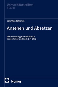 Enlarge image Cover: Ansehen und Absetzen - Nomos