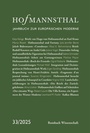 Cover: Hofmannsthal - Rombach Wissenschaft