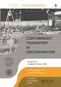 Cover: Contaminant Transport in Groundwater - Taylor & Francis
