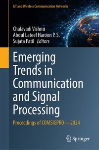 Enlarge image Cover: Emerging Trends in Communication and Signal Processing - Springer