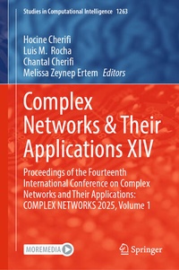 Enlarge image Cover: Complex Networks & Their Applications XIV - Springer