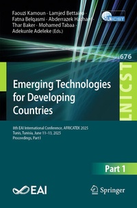 Enlarge image Cover: Emerging Technologies for Developing Countries - Springer