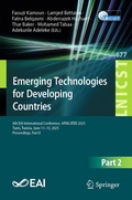 Cover: Emerging Technologies for Developing Countries - Springer