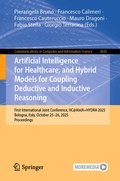 Cover: Artificial Intelligence for Healthcare, and Hybrid Models for Coupling Deductive and Inductive Reasoning - Springer