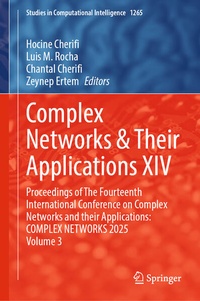 Enlarge image Cover: Complex Networks & Their Applications XIV - Springer