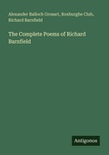Cover: The Complete Poems of Richard Barnfield - Antigonos Verlag
