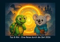 Cover: Taz & Kiki - Eine Reise durch die Zeit 2026 Fotokalender DIN A4 - Vero Kalender