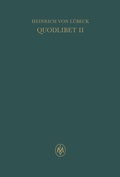 Cover: Quodlibet secundum - Meiner