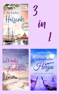 Cover: Winterroman-Bundle: Winter im kleinen F&ouml;rdehaus, Schneeflockenherzen &uuml;ber Sankt Peter-Ording & In Liebe, Helsinki - Zeilenfluss