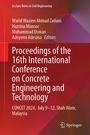 Cover: Proceedings of the 16th International Conference on Concrete Engineering and Technology - Springer