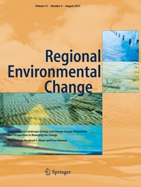 Abbildung von: Regional Environmental Change - Springer