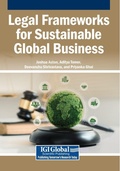Cover: Legal Frameworks for Sustainable Global Business - Igi Global Scientific Publishing
