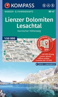 Cover: KOMPASS Wanderkarte 47 Lienzer Dolomiten, Lesachtal, Karnischer H&ouml;henweg 1:50.000 - KOMPASS-Karten