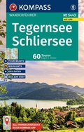 Cover: KOMPASS Wanderf&uuml;hrer Tegernsee, Schliersee, 60 Touren mit Extra-Tourenkarte - KOMPASS-Karten