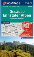 Cover: KOMPASS Wanderkarte 69 Ges&auml;use, Ennstaler Alpen, Pyhrnpass, Eisenerz 1:35.000 - KOMPASS-Karten