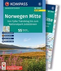 Cover: KOMPASS Wanderf&uuml;hrer Norwegen Mitte, von Fylke Tr&oslash;ndelag bis zum Nationalpark Jodalsbreen, 55 Touren mit Extra-Tourenkarte - KOMPASS-Karten