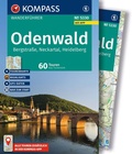 Cover: KOMPASS Wanderf&uuml;hrer Odenwald, Bergstra&szlig;e, Neckartal, Heidelberg, 60 Touren mit Extra-Tourenkarte - KOMPASS-Karten