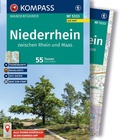 Cover: KOMPASS Wanderf&uuml;hrer Niederrhein, zwischen Rhein und Maas, 55 Touren mit Extra-Tourenkarte - KOMPASS-Karten