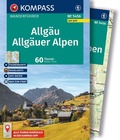 Cover: KOMPASS Wanderf&uuml;hrer Allg&auml;u, Allg&auml;uer Alpen, 60 Touren mit Extra-Tourenkarte - KOMPASS-Karten