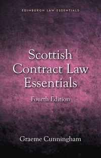 Enlarge image Cover: Scottish Contract Law Essentials - Edinburgh University Press