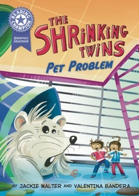 Enlarge image Cover: Reading Champion: Graphics: The Shrinking Twins: Pet Problem - Franklin Watts Ltd
