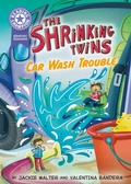 Cover: Reading Champion: Graphics: The Shrinking Twins: Car Wash Trouble - Franklin Watts Ltd