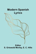 Cover: Modern Spanish Lyrics - ALPHA EDITION