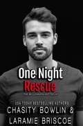 Cover: One Night Rescue (The Bellehaven Hotties, #7) - Laramie Briscoe