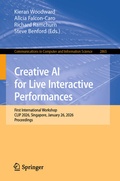 Cover: Creative AI for Live Interactive Performances - Springer
