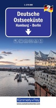 Cover: K&uuml;mmerly+Frey Regional-Strassenkarte 2 Deutsche Ostseek&uuml;ste 1:275.000 - Hallwag K&uuml;mmerly+Frey